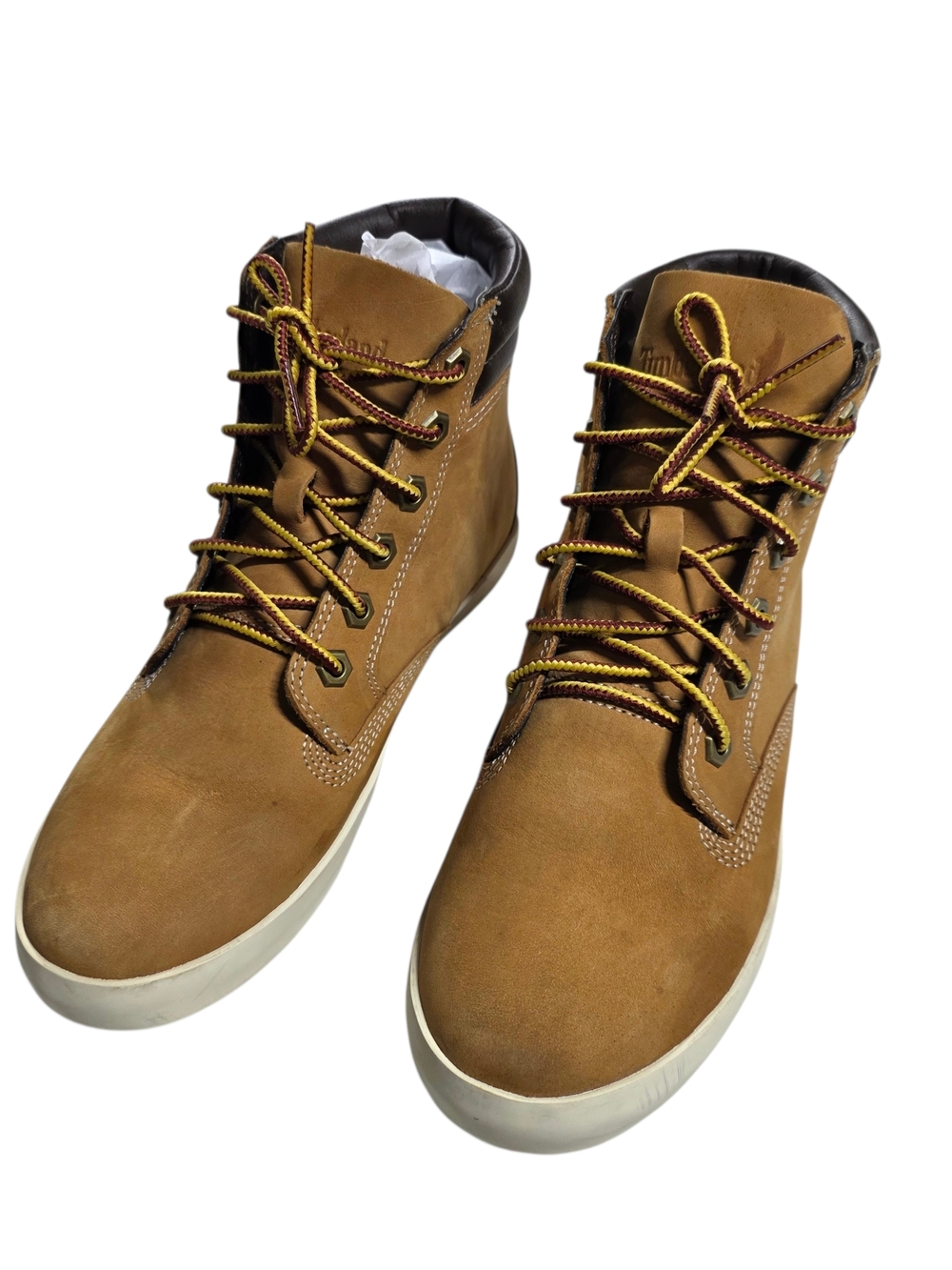 Timberland Women's Wheat and Dark Brown Leather Sneaker Boots